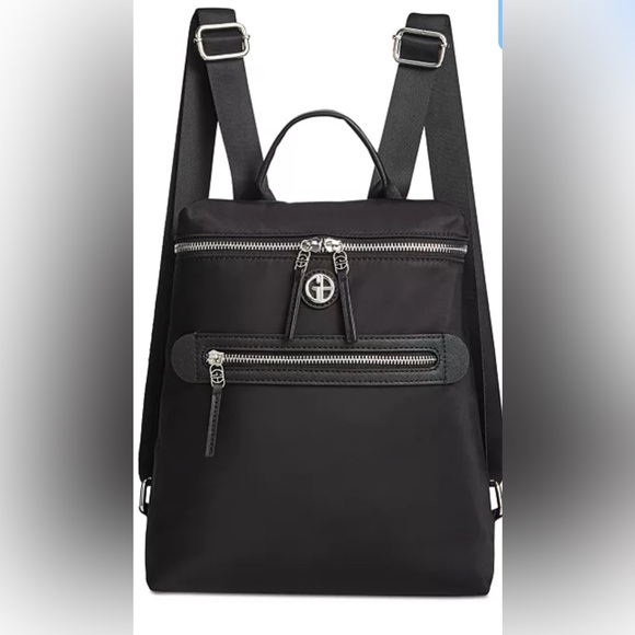 Giani Bernini Handbags - NWOT Giani Bernini Black Nylon Backpack, Created for Macy's